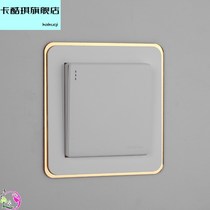 High End Acrylic Switch Discount Debriefing Debriefs Narrow Side Light Lavish Switch Protective Sheath Switch Light Decorative Cover Socket