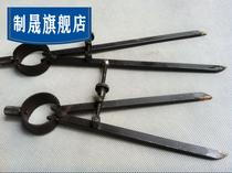 Alloy spring compass fitter planning industrial compass drawing gauge Yuan garden gauge 150 200 250 300