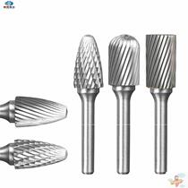 Rotary file tungsten steel milling cutter metal electric grinding head carbide rotary contusion knife aluminum round Electric file