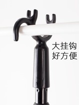 Pick the rod the indoor fork head the household rack the clothes the clothes the long clothes the big fork stick the Black pick.