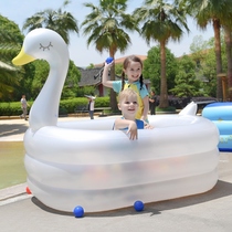 Baby children inflatable swimming pool family cute ocean ball pool large adult paddling pool padded home