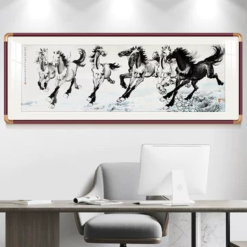 徐悲鸿八骏图挂画-徐悲鸿八骏图挂画促销价格、徐悲鸿八骏图挂画品牌- 淘宝