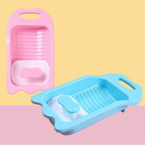 Washing Board Mini Lazy Lone Washing Underwear Socks artifact Washing Board Plastic Thickbed Clothes Washing Board