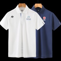 2022 Demen POLO Shirt Summer Leisure sports knitted upright collar printed with short sleeve blouses half sleeves