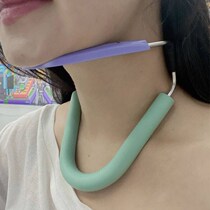Anti-bow artifact neck guard neck guard to prevent neck forward tilt correction artifact neck collar simple bracket Universal