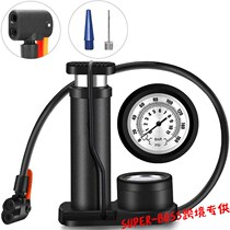 Portable foot stompped inflator bike Electric motorcycle foot high pressure inflator Franco-American Common Gas Mouth