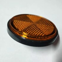 6MM Motorcycle Electric Car Bike Reflective Sheet Reflector Round Caution Rear Fender Shock Absorbing Safety Sheet