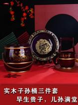 Spittome wedding dowry son bucket wedding Daquan married small toilet bride urinal high-end Woman red