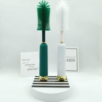 Baby bottle washer automatic electric silicone cup brush cleaning long handle small brush brush Cup artifact sponge shabu set