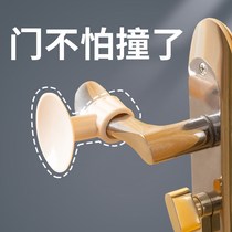 Punch-free door handle door suction silicone bathroom door rear anti-collision bedroom suction cup mute multifunctional door-6