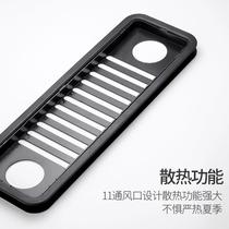 Computer main case plastic ventilation hole threading hole desk ventilation vent embedded cooling net decorative cover