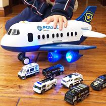 Childrens toys Airplane Boys boys three-year-old babies Super drop-resistant puzzle car set 2021 New