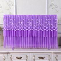 TV dust cover cover cover cloth 2021 LCD New Cabinet cover 65 inch 55 inch anti-smash lace simple