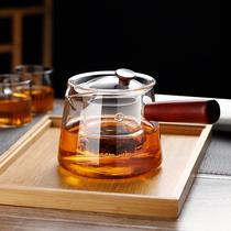 Side Treat Fair Cup Glass Teapot Tea Leaking Tea Filter Integrated High-end Tea Tea Bubble Teapot Tea Cup Sub tea Tea Filter Suit