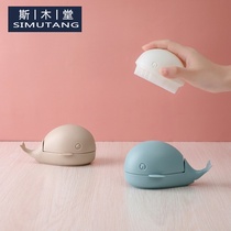 New Products Creativity Little Whale Laundry Brush Cute Home Cleaning Shoes Brush Not to Not Hurt with Soft Hair and small brushes