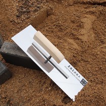 Stainless steel manganese steel plastering knife Mason bricklayer bricklayer iron plate trowel handmade trowel