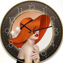 New clock hanging bell household net red living room table 2022 hanging wall clock fashion high face value free of punch quartz new
