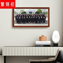 Graduation photo frame kindergarten elementary school group meeting commemorative group photo group photo hanging on the wall graduation season photo set