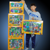 Genuine Plant vs. zombie toy set large full set of gift box soft glue game childrens doll doll