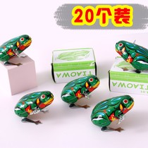 80 s 90 s 80 s nostalgic toys after 70 s tin little frog childrens gift clockwork jumping frog