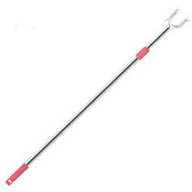 Rod hanging clothes bar fork stick drying clothes picking rod room household stainless steel curtain load-bearing pole new accessories