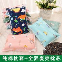 Pillow full buckwheat pillow cotton pillowcase buckwheat Shell Pearl cotton pillow pillow child student adult pillow set