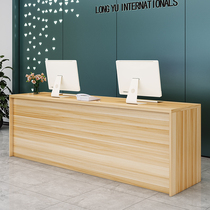 Simple desk workbench front desk mobile phone repair desk cashier counter training real estate agency business reception desk