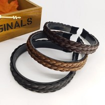 Wig hair band Korean jewelry twist braid with toothed non-slip hair band pressed hair wide-brimmed headband hairpin hairpin adult female
