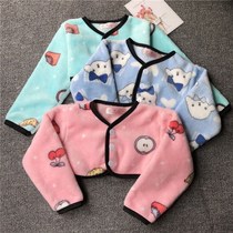 Baby sleeping arms spring and autumn childrens shoulder pads plus velvet flannel warm sleeping shoulder baby