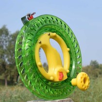 Kite wheel handgrip wheel take-up wheel children adult large high-grade hand wire wheel nylon wire shaft disc anti-reverse