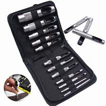 Punch Knife Punch Hole Instrumental Leather Strap Punched Hole Instrumental Steel Punch Waist Belt Drilled Head Shaped Hole 3-32