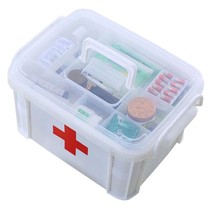 Medical box household plastic medical box storage box multi-layer small emergency medicine box home medicine box
