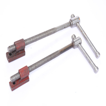 Table vise accessories screw nut flat pliers accessories T-shaped wire rod threaded vise rocker fixing screw