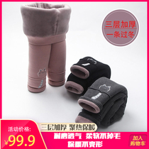 Boy female treasure cotton pants a winter one-and-a-half-year-old baby pants children Winter girls silk cotton pants wear pants