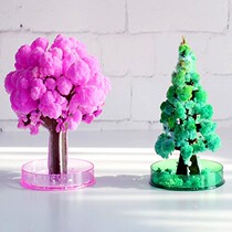 Paper tree flowering Christmas tree wishing tree magic tree Christmas tree male and female nostalgic toy