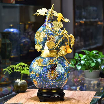 中国飾り瓢箪花瓶