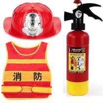 Firefighters Sam Children Fire Caps Fire Extinguishers Children Firefighters Career Experience Role-playing Toy Suit