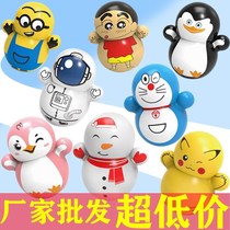 Net Red Mini Tumbler small swing piece Desktop toy Doraemon Dream Pika Chachu Blue Fat Sub Baby Little Gift