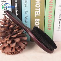 Shoe Polish shoe brush home leather shoe brush soft hair black shoe polish brush long handle clothes brush pig bristles bristles