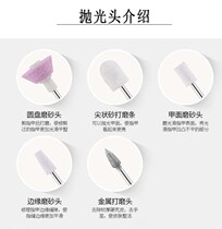 Wireless polishing machine electric nail grinder charging power tool grinding machine portable professional pen type Gray finger