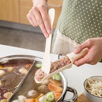 Kitchen Hotpot Shrimp Slip mold Dish Ware Bamboo Tube Spoon Creative Rice Balls of Shrimp Balls Fish Balls Meatballs Meatballs Maker