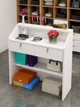 Small beauty salon shop simple commercial counter modern bar front desk table clothing store reception desk cash register