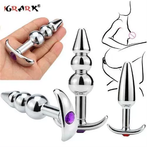 Unisex Metal Anal Anal Plug Sex Toys для женщин Мужчины Anus Dilator