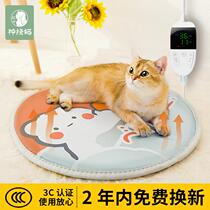 Pet electric blanket kitty heating mat winter thermostatic small waterproof electric bedding Cat Nest Cat with dog warmer