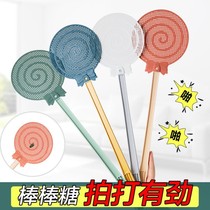 Fly swatter can't beat bad artifact lengthened manual household cute simple cartoon large plastic long handle thickened mosquito control
