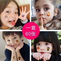 Halloween face stickers makeup accessories painted scars horror children tattoo safe non-toxic girl net