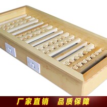 Solid wood heater household energy-saving electric fire box student warm bar Office foot heater with massage