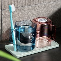 Mouthwash Cup Children Toothbrushing Cup Transparent Couple Toothbrush Containing Home Mug Tooth with dental Tooth Cylinder Wash Cup