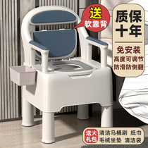 Elderly toilet pregnant woman toilet portable toilet chair Home Elderly mobile Toilet Chair Indoor Bedpan Deodoro
