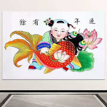 杨柳青年画挂画-杨柳青年画挂画促销价格、杨柳青年画挂画品牌- 淘宝